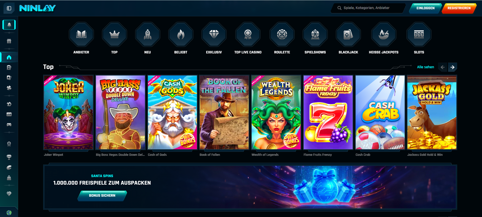 Ninlay Casino Startseite