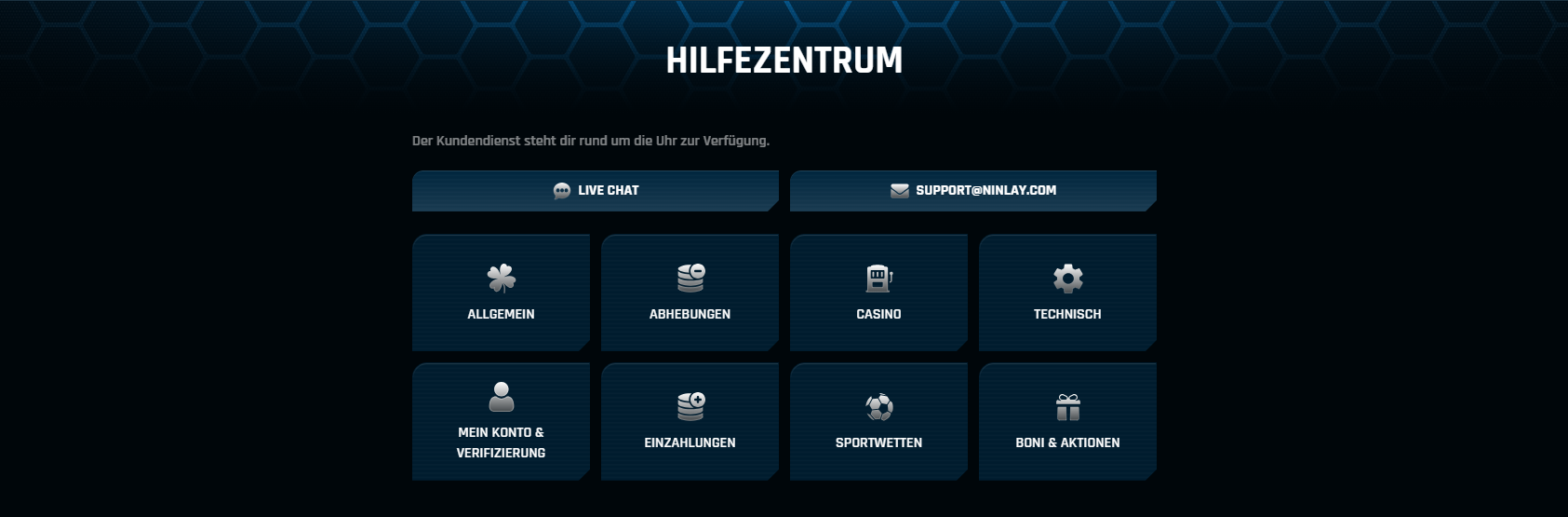 Ninlay Kundenservice