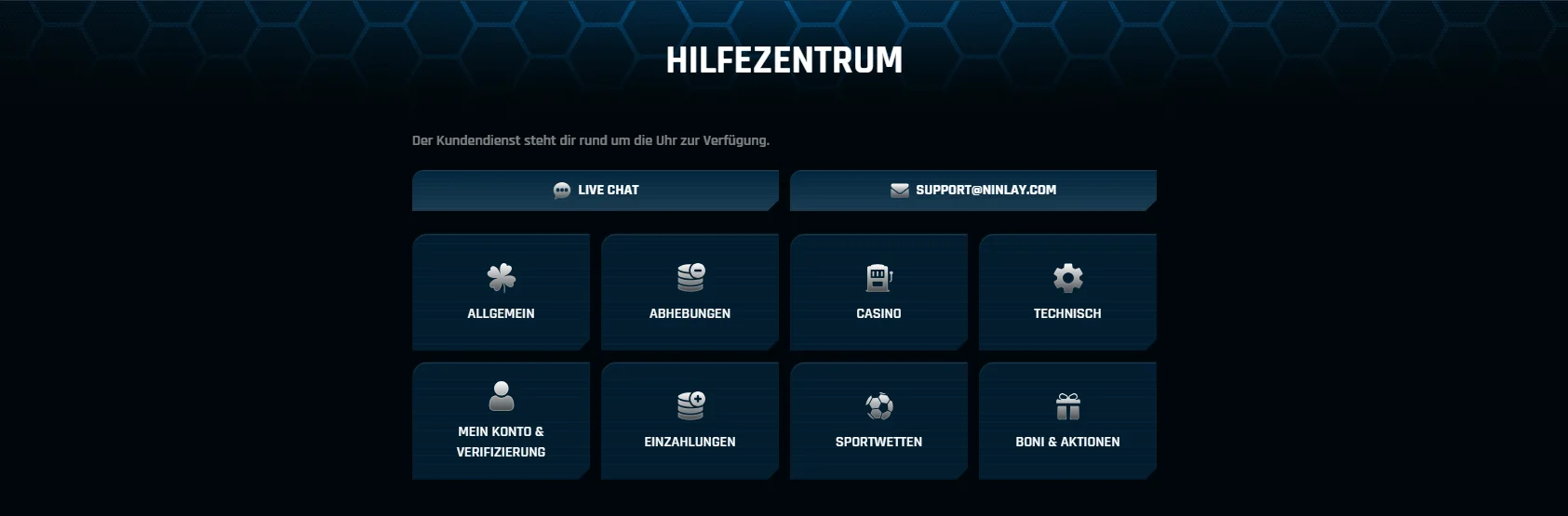 Ninlay Kundenservice